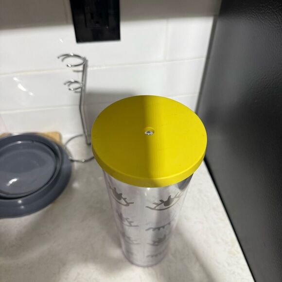 Starbucks Eyelash 2017 Clear Tumbler Cup No Straw - Picture 2 of 4